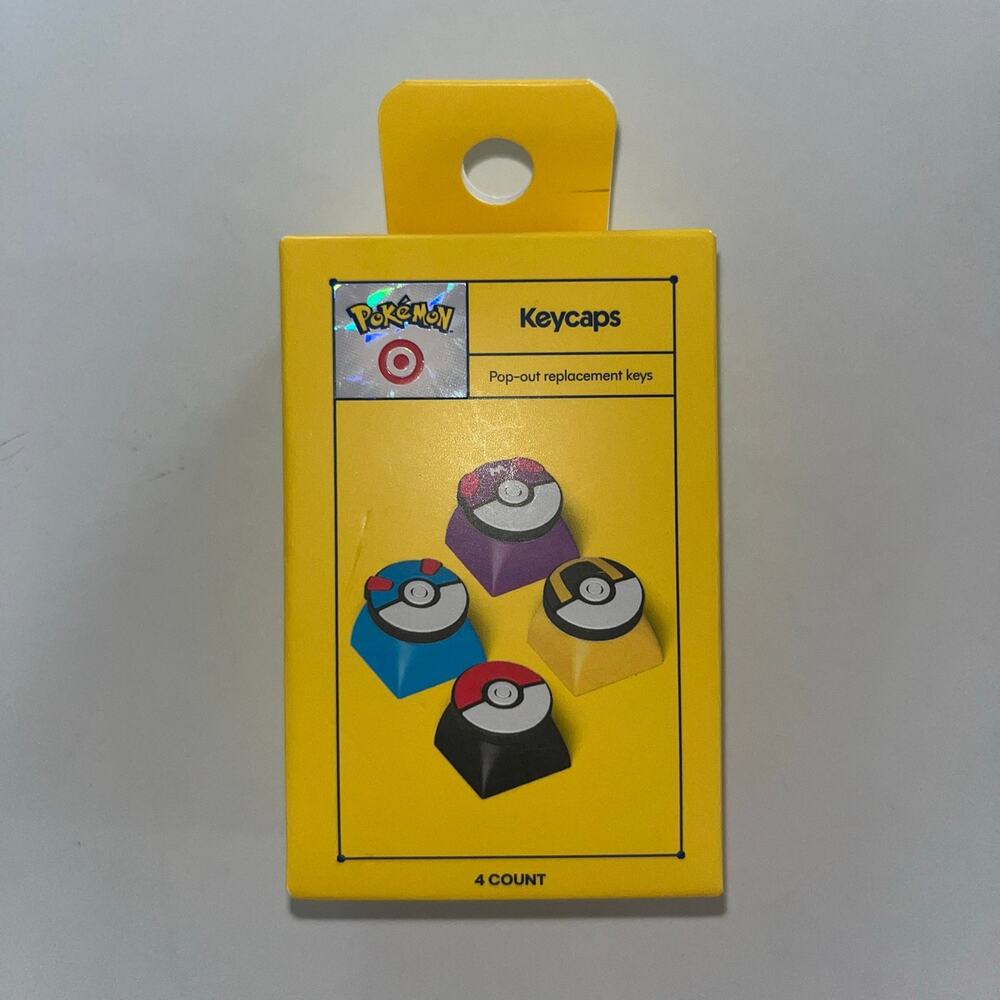 Pokemon x Target Pokeball Keyboard Key Caps (3)